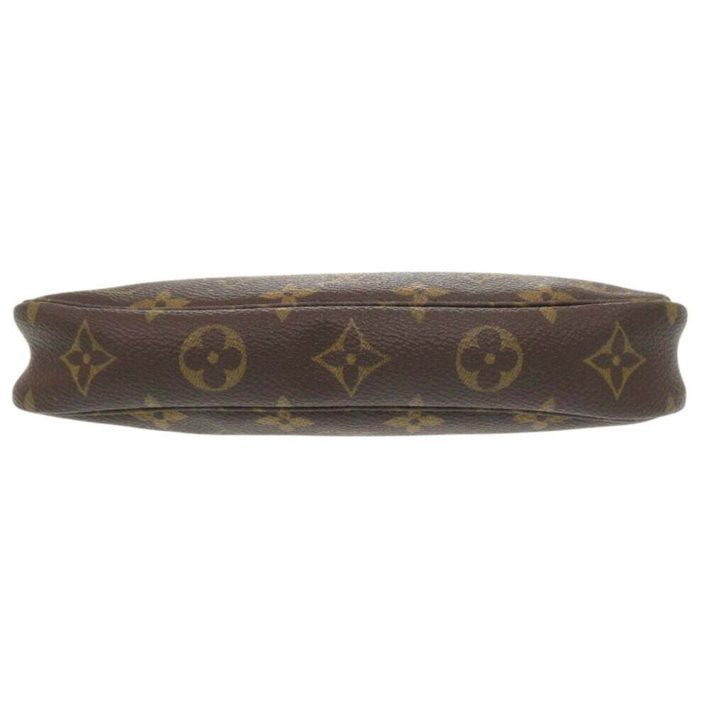 LOUIS VUITTON Authentic Brown Monogram Pochette Pouch - Picture 4 of 11